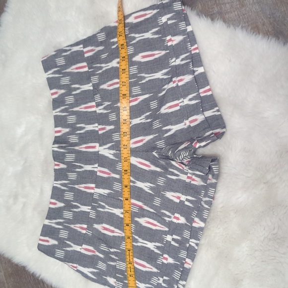 PASSION LILIE  "Betty" Ikat Chambray Shorts ~ NWT - Picture 11 of 13